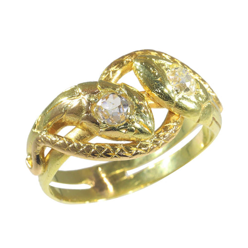 Bague 63 Bague serpent diamants 58 Facettes 23107-0044