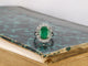 Bague Bague marguerite émeraude et diamants 58 Facettes 617
