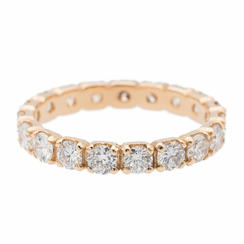 Bague 50 Bague Alliance américaine Or rose Diamant 58 Facettes 2648798CN
