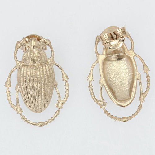 Boucles d'oreilles Boucles d'oreilles scarabée vermeil 58 Facettes N23OR1576