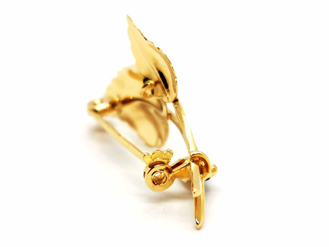 Broche Broche Fleur Or jaune Saphir 58 Facettes 1649451CN