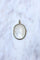 Pendentif Médaille ancienne Art Déco Vierge sur nacre, or blanc, et perles 58 Facettes