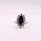 Bague Bague Marquise Saphir navette diamants 58 Facettes
