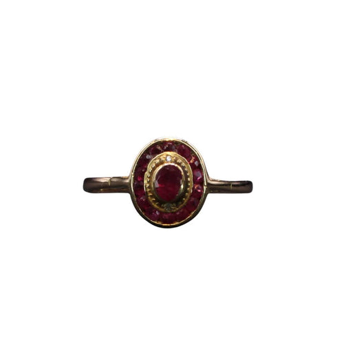 Bague 62 Bague rubis et diamants 58 Facettes