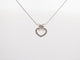 Collier collier CHAUMET pendentif coeur lien 40cm en or blanc 18k diamants 58 Facettes 247053