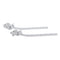 Boucles d'oreilles Boucles d'oreilles Pendantes Or blanc Diamant 58 Facettes 578261CD