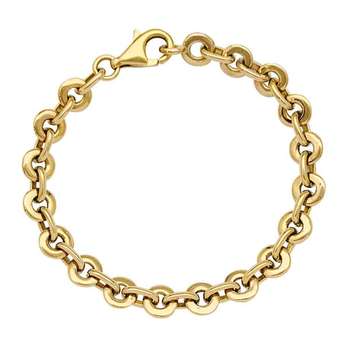 Bracelet Bracelet or jaune maille fantaisie. 58 Facettes 31954