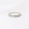 Bague Bague jarretière ancienne platine diamants 0,5 ct 58 Facettes J109