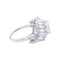 Bague 56 Bague platine diamant 2,51 ct entourage baguette. 58 Facettes 32596