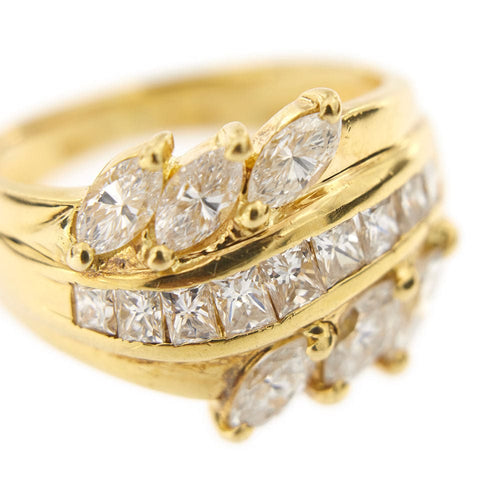 Bague 50 Bague bandeau avec diamants 58 Facettes 14764