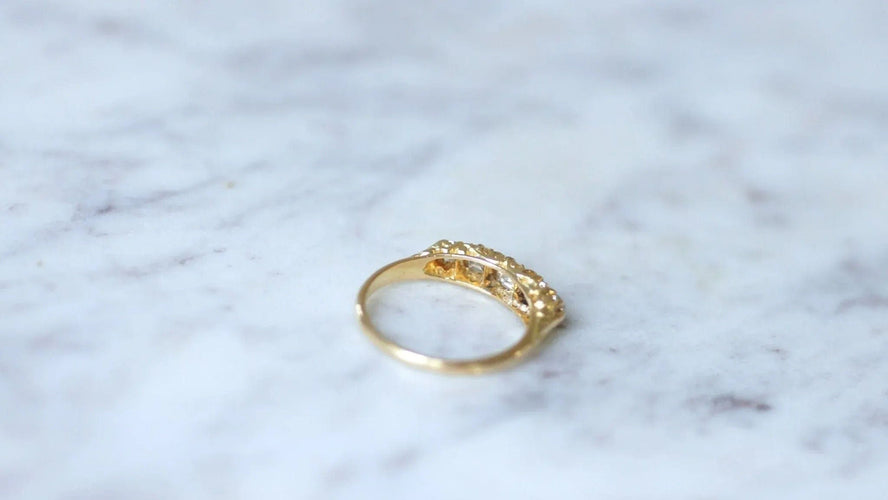 Bague Bague jarretière diamants 58 Facettes