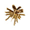 Broche Broche Chaumet en or jaune, diamants et turquoises. 58 Facettes 31240