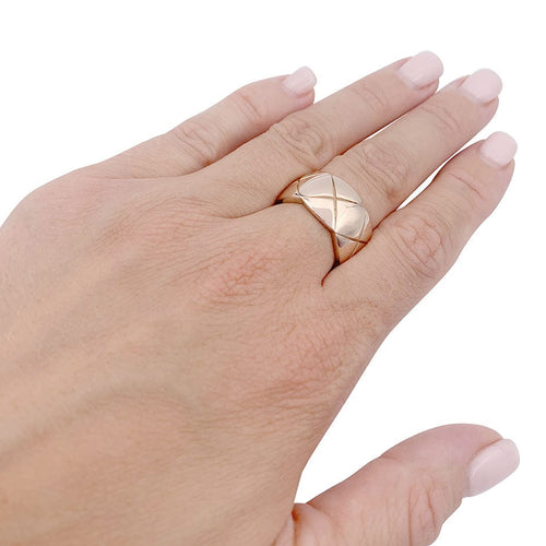Bague 52 Bague Chanel, "Coco Crush", en or rose. 58 Facettes 33007