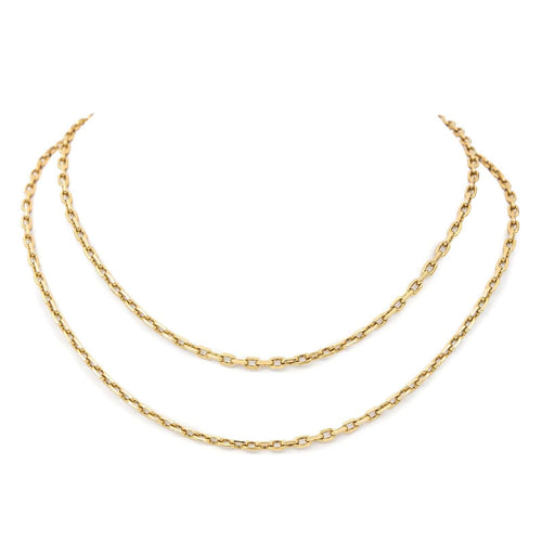 Collier Collier Maille forçat Or jaune 58 Facettes 1933826CN