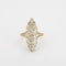 Bague 55.5 Bague marquise 2 ors, diamants 58 Facettes HS27014