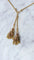 Collier Collier trois ors négligé pompons 58 Facettes