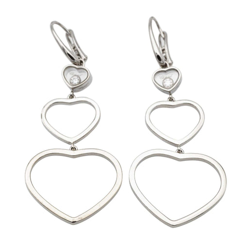 Boucles d'oreilles Chopard Boucles d'oreilles Or blanc Diamant 58 Facettes 2549312CN