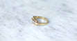 Bague Bague bandeau Art-Déco 3 Ors Diamants 58 Facettes