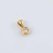 Pendentif Pendentif solitaire diamant serti bouée 58 Facettes