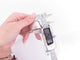 Bracelet bracelet HERMES manchette maille miroir 19 argent 925 58 Facettes 257681