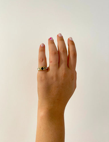 Bague Bague Vintage Mauboussin Nacre Saphir 58 Facettes 410