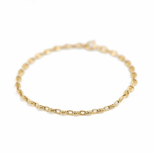 Bracelet Bracelet Maille grain de café Or jaune 58 Facettes 1670819CN