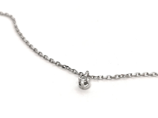 Collier Collier Maille forçat Or blanc Diamant 58 Facettes 1606393CD