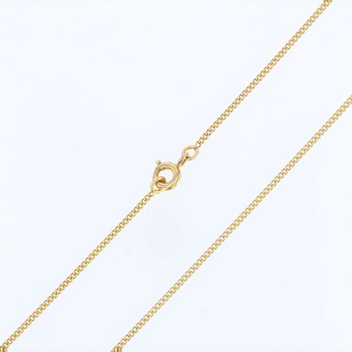 Collier Chaine maille gourmette limée or jaune 58 Facettes 99-229A