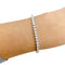 Bracelet Ligne tennis or blanc diamants. 58 Facettes 30863