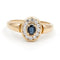 Bague 56 Bague Or jaune Saphir 58 Facettes 1763491CN