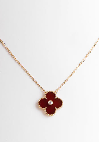 Collier Collier VAN CLEEF & ARPELS Vintage Alhambra Or Jaune 750/1000 58 Facettes 64137-60438