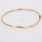 Bracelet Bracelet jonc ovale or jaune 58 Facettes CVBR37