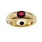 Bague 53 Bague Fred vintage, or jaune, rubis. 58 Facettes 30791