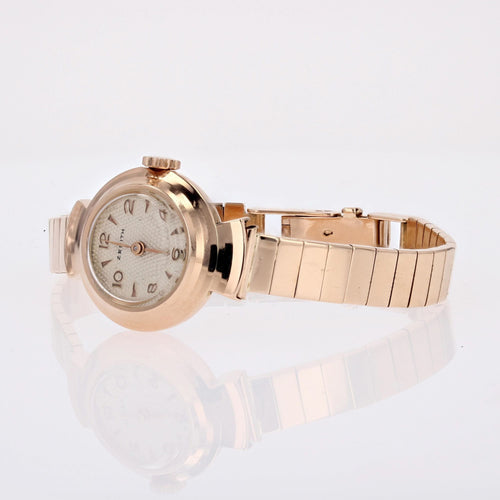 Montre Montre ancienne en or rose Zenith 58 Facettes 23-071