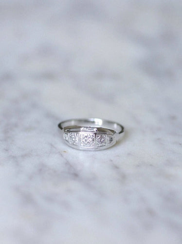 Bague Bague bandeau diamants Art Déco 58 Facettes
