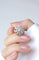 Bague Bague spirale or blanc et diamants 58 Facettes