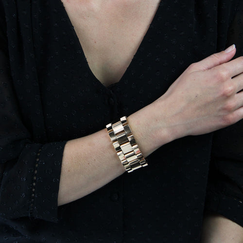Bracelet Bracelet tank massif en or 58 Facettes 22-147