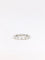 Bague Alliance américaine or blanc 13 diamants taille baguette 58 Facettes 812