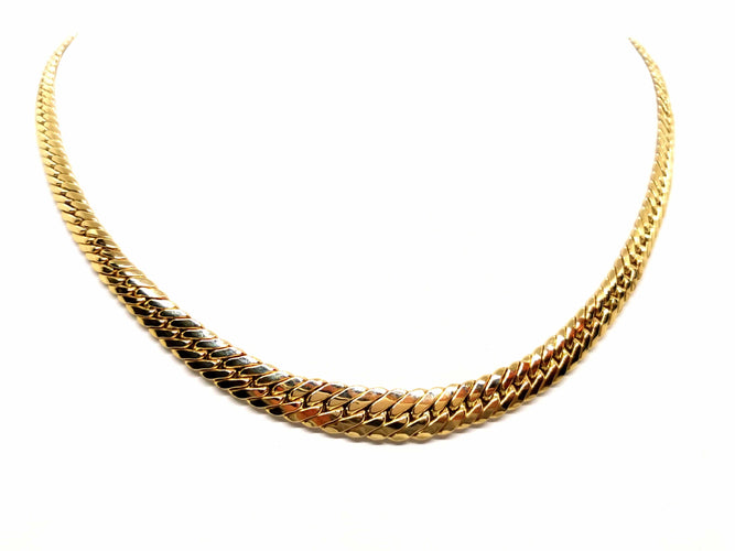 Collier Collier Maille anglaise Or jaune 58 Facettes 1637040CN