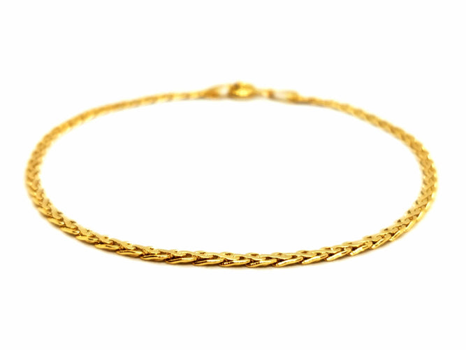 Bracelet Bracelet Maille haricot Or jaune 58 Facettes 1637052CN