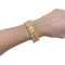 Bracelet Bracelet vintage, or jaune et diamants. 58 Facettes 32461