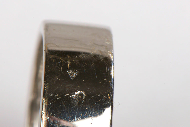Bague 56 Bague Or blanc Diamant 58 Facettes 06118CD