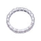 Bague 52 Alliance or blanc et diamants. 58 Facettes 32546