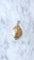 Pendentif Médaillon étoile or rose et turquoises 58 Facettes