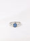 Bague 54 Bague trilogie saphir ovale diamants troïdia 58 Facettes J6
