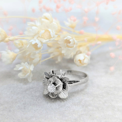 Bague Bague en or blanc et diamant 58 Facettes 16706