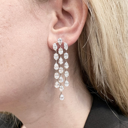 Boucles d'oreilles Boucles d'oreilles Edouard Nahum, diamants. 58 Facettes 30751