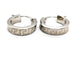 Boucles d'oreilles Boucles d'oreilles Créoles Or blanc 58 Facettes 1048319CD
