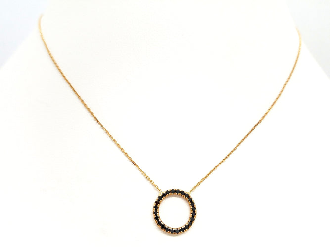 Collier Collier Or rose Diamant 58 Facettes 579187RV