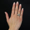 Bague 57 Bague or rose diamants tank 58 Facettes 23-282